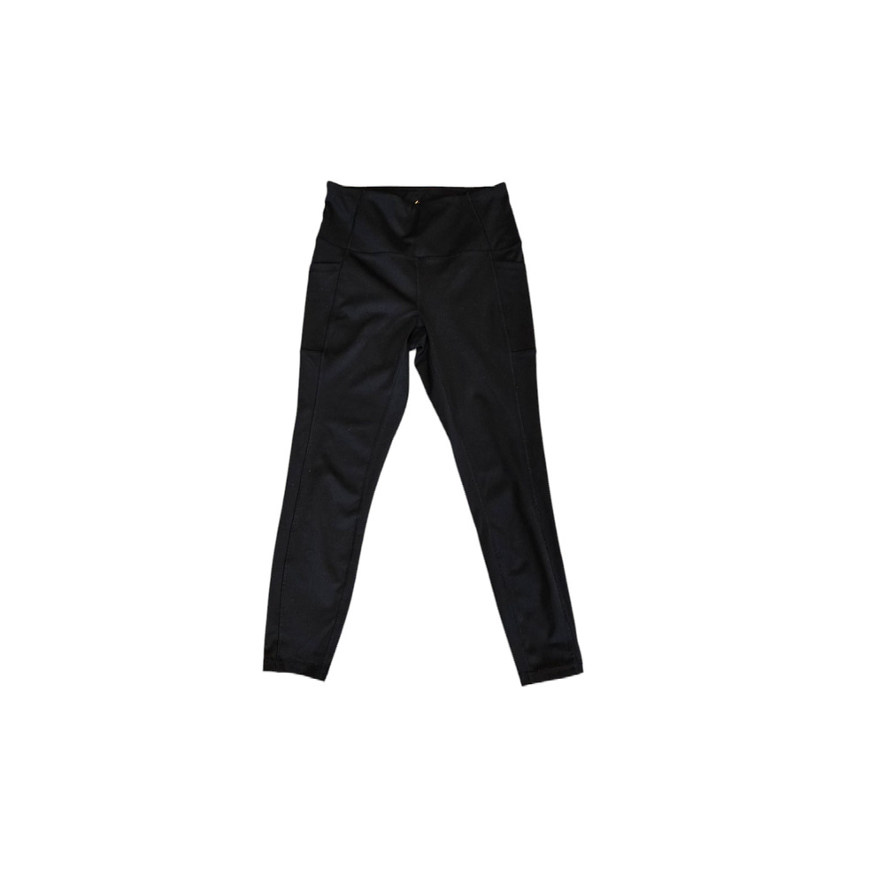 RBX black athletic leggings with pockets, size medium
